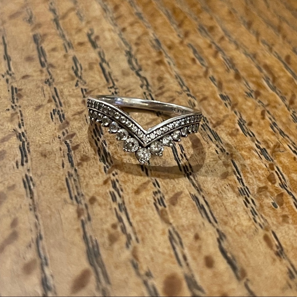 Pandora Princess Wishbone Ring